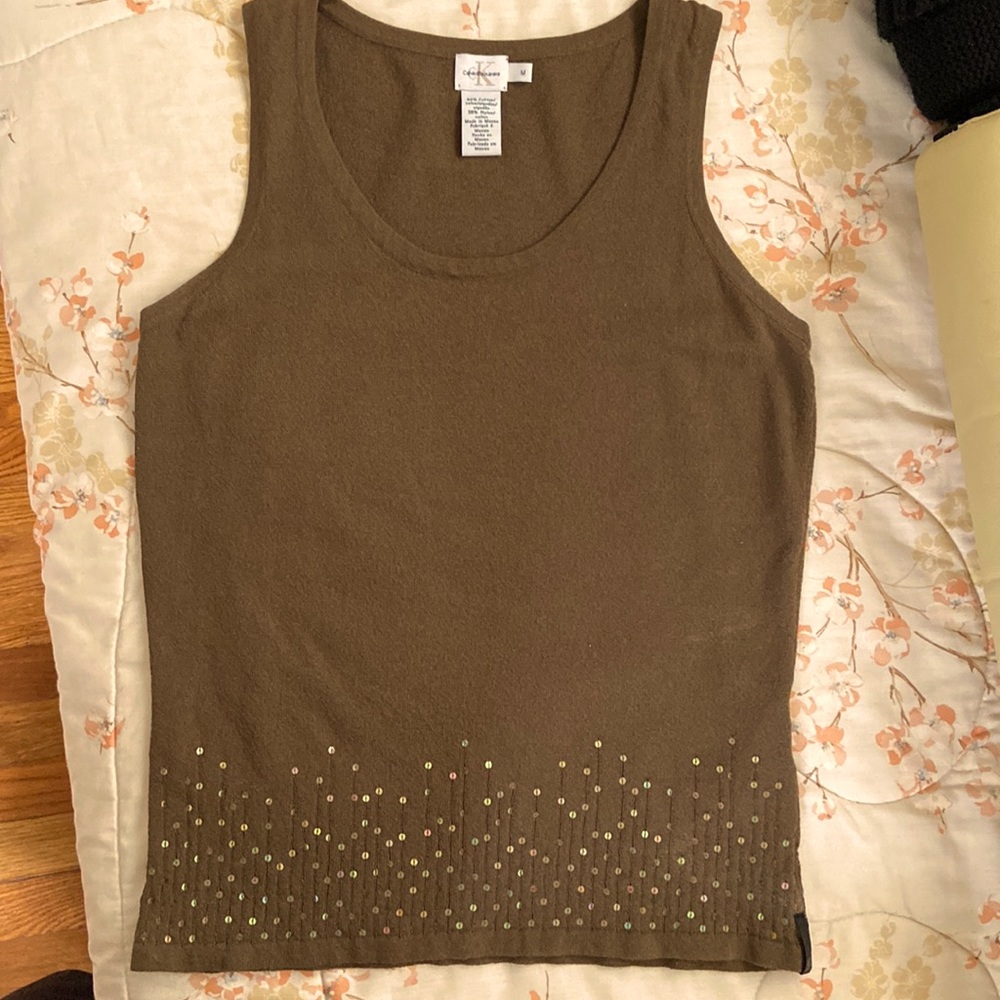 Sequined Embellished Tank